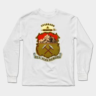 1876 Colorado Coat of Arms Long Sleeve T-Shirt